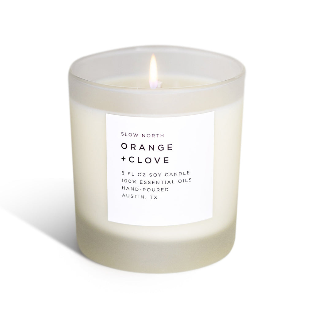 Orange + Clove Soy Candle