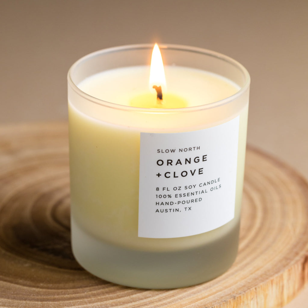 Orange + Clove Soy Candle