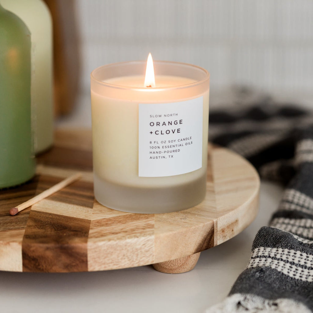 Orange + Clove Soy Candle