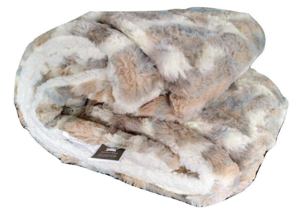 Lynx Faux Fur Throw