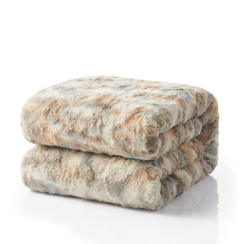 Lynx Faux Fur Throw