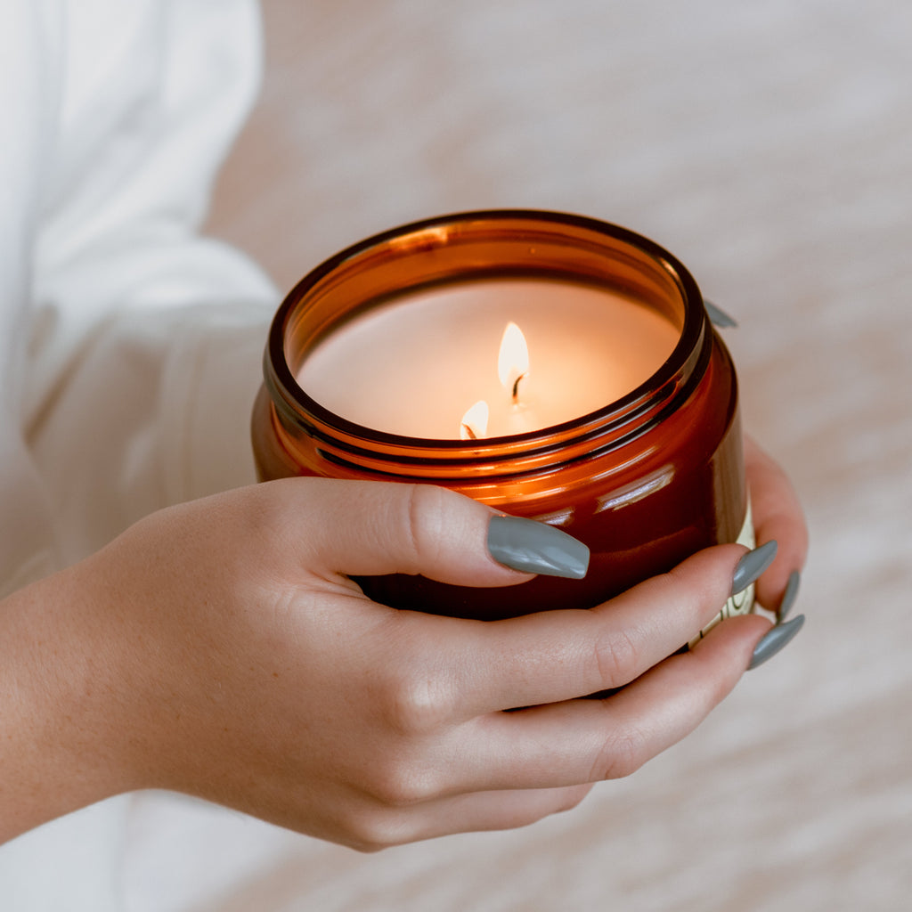 Amber Santal Soy Candle