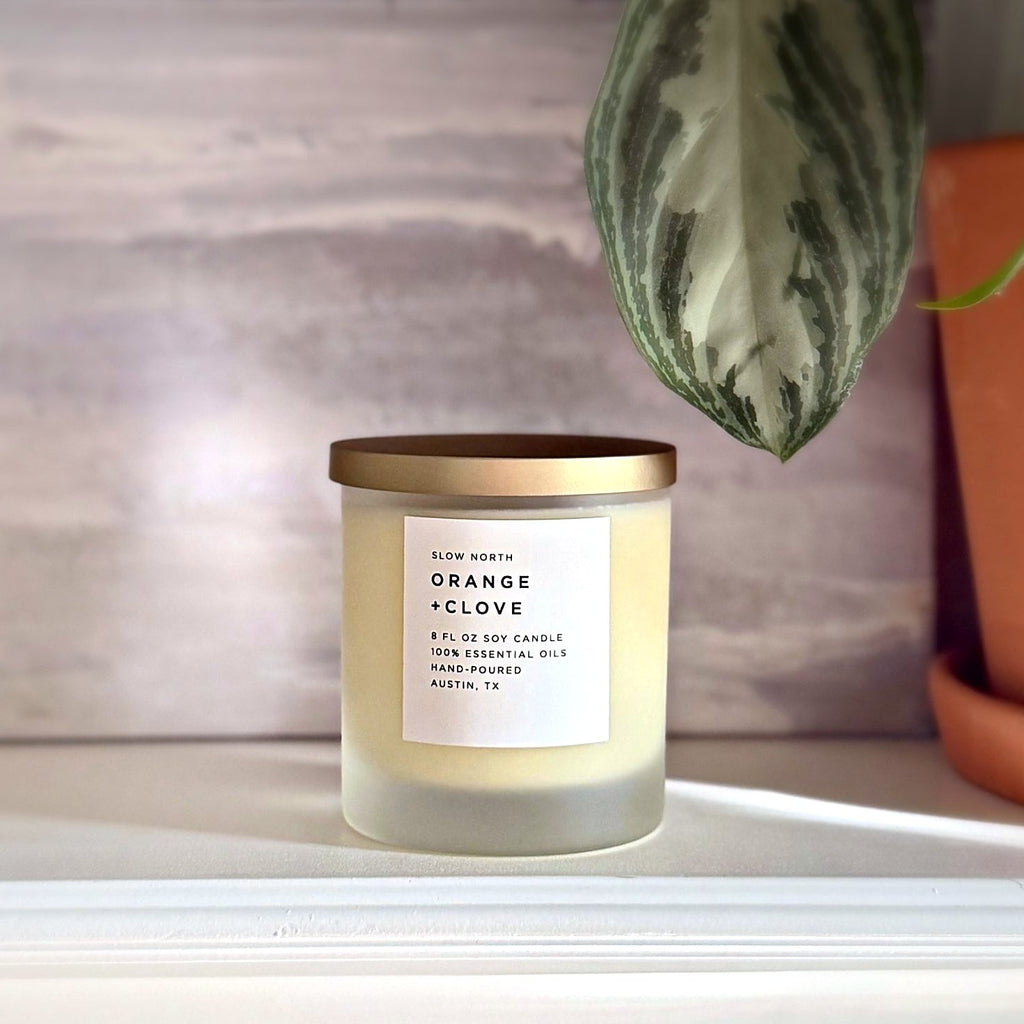 Orange + Clove Soy Candle